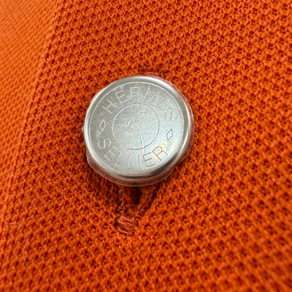 エルメス コットンブレンド半袖ポロシャツ