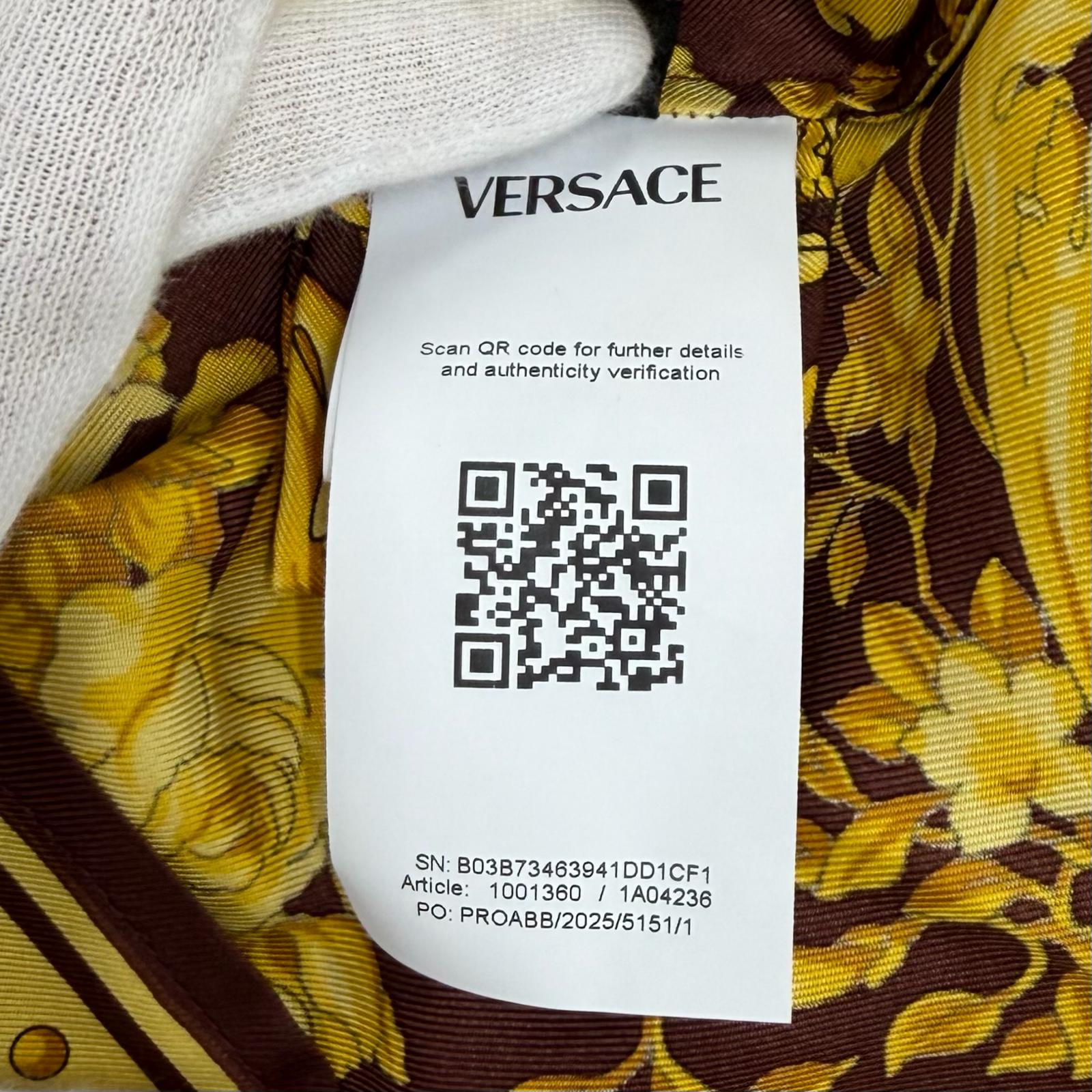 ヴェルサーチェ バロック シルクシャツ
