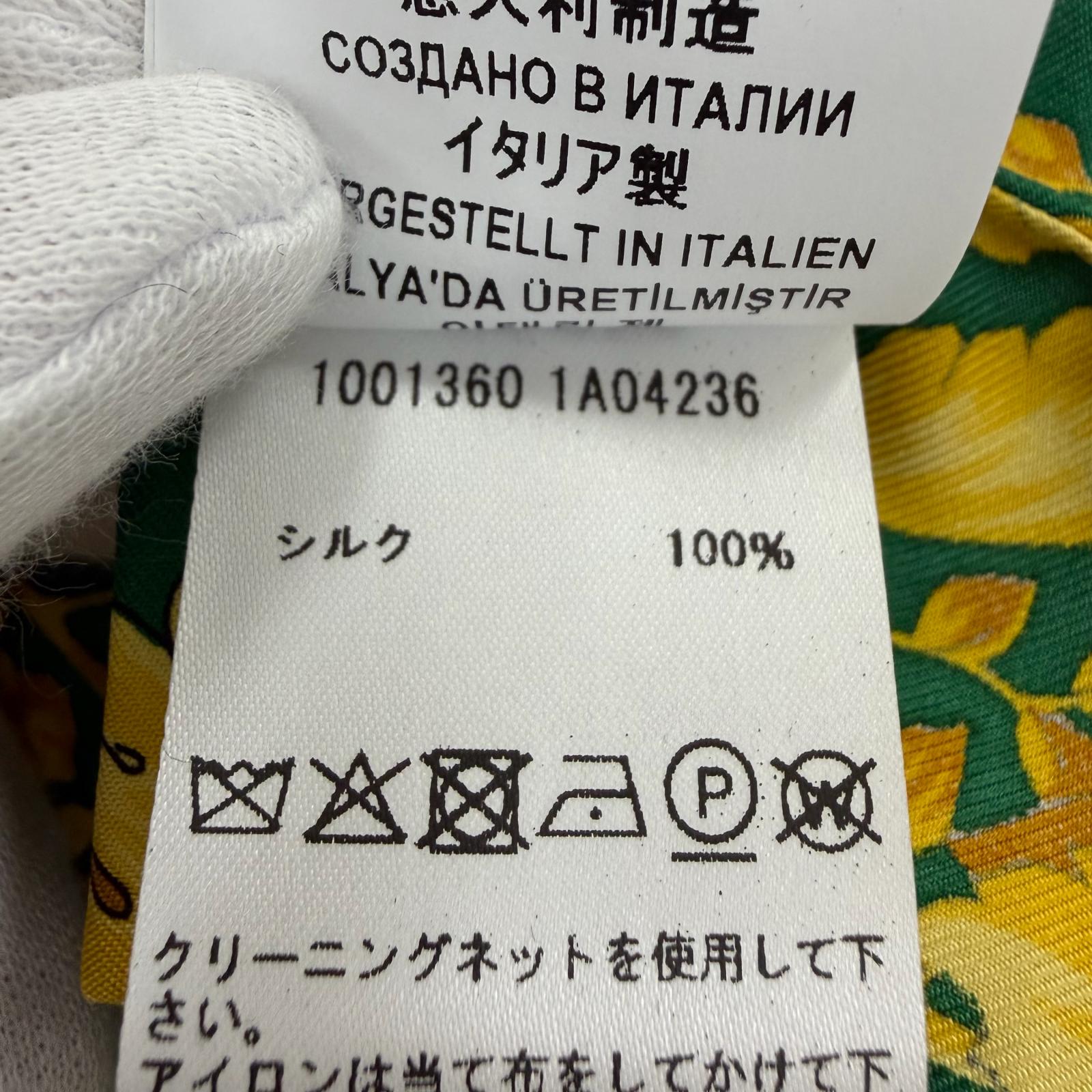 ヴェルサーチェ シルク長袖シャツ