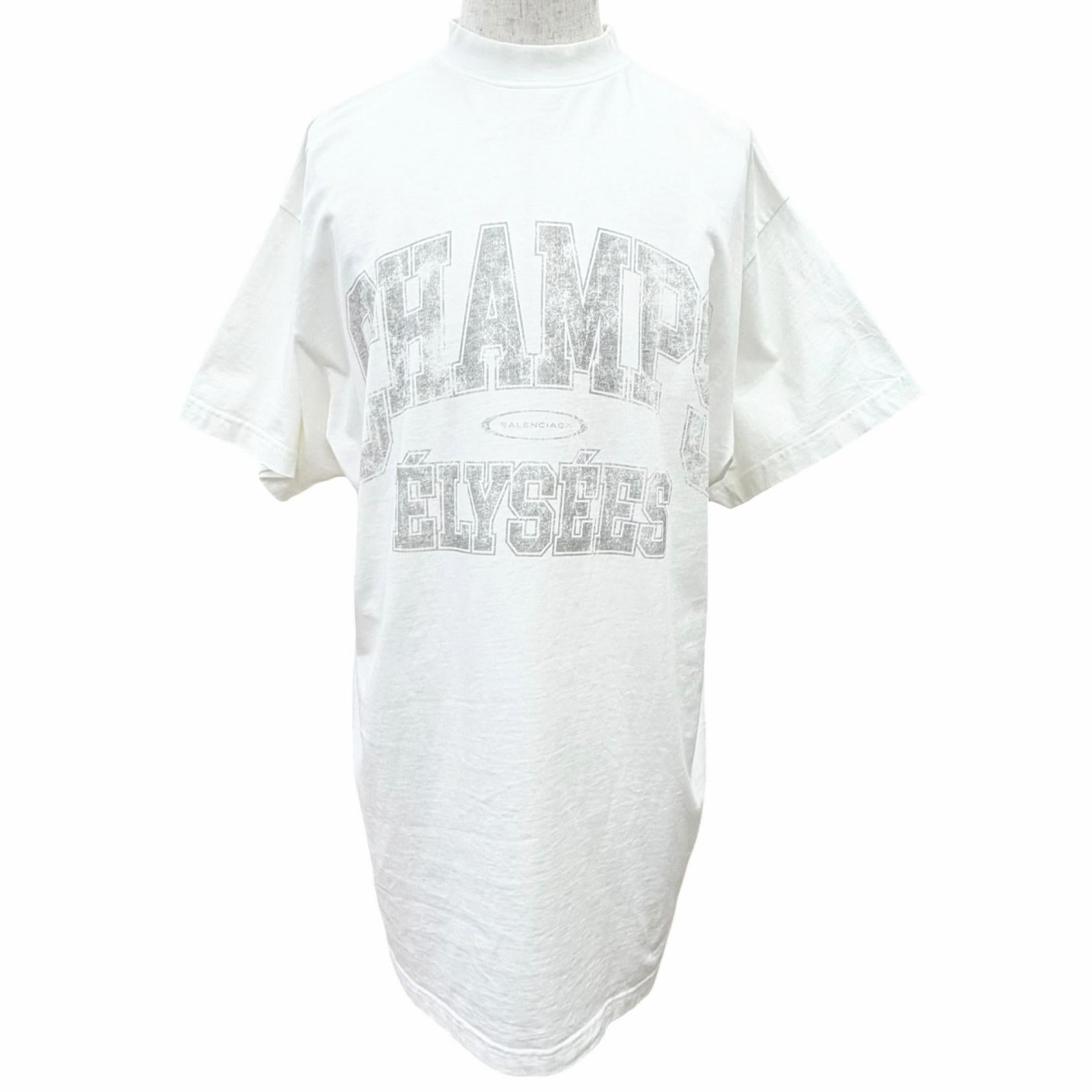 バレンシアガ コットン 半袖Tシャツ