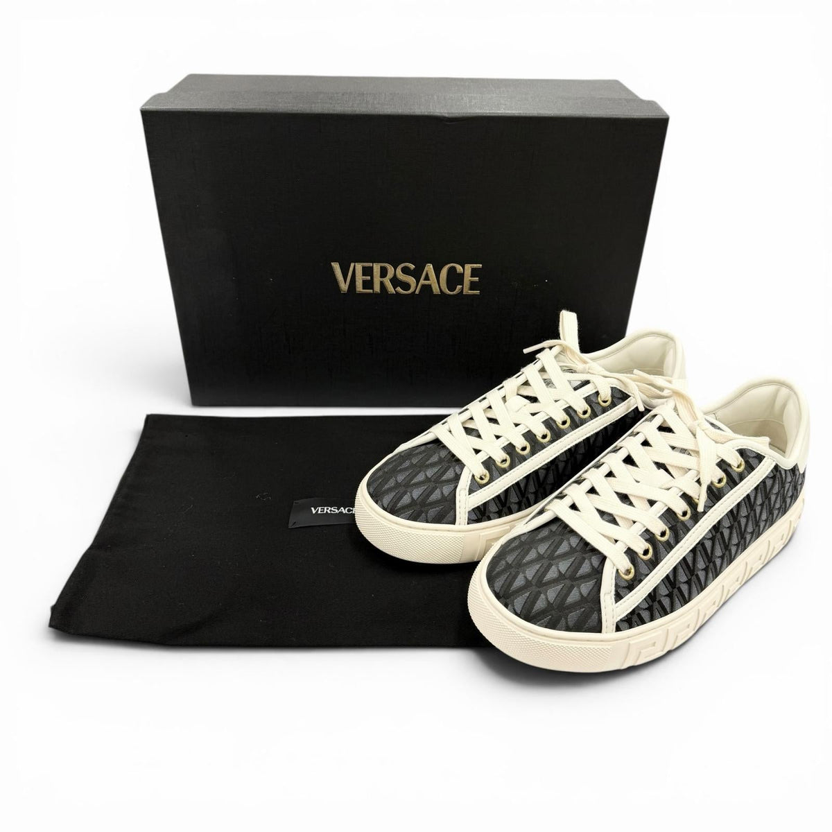ヴェルサーチェ Greca Jacquard V Canvas スニーカー