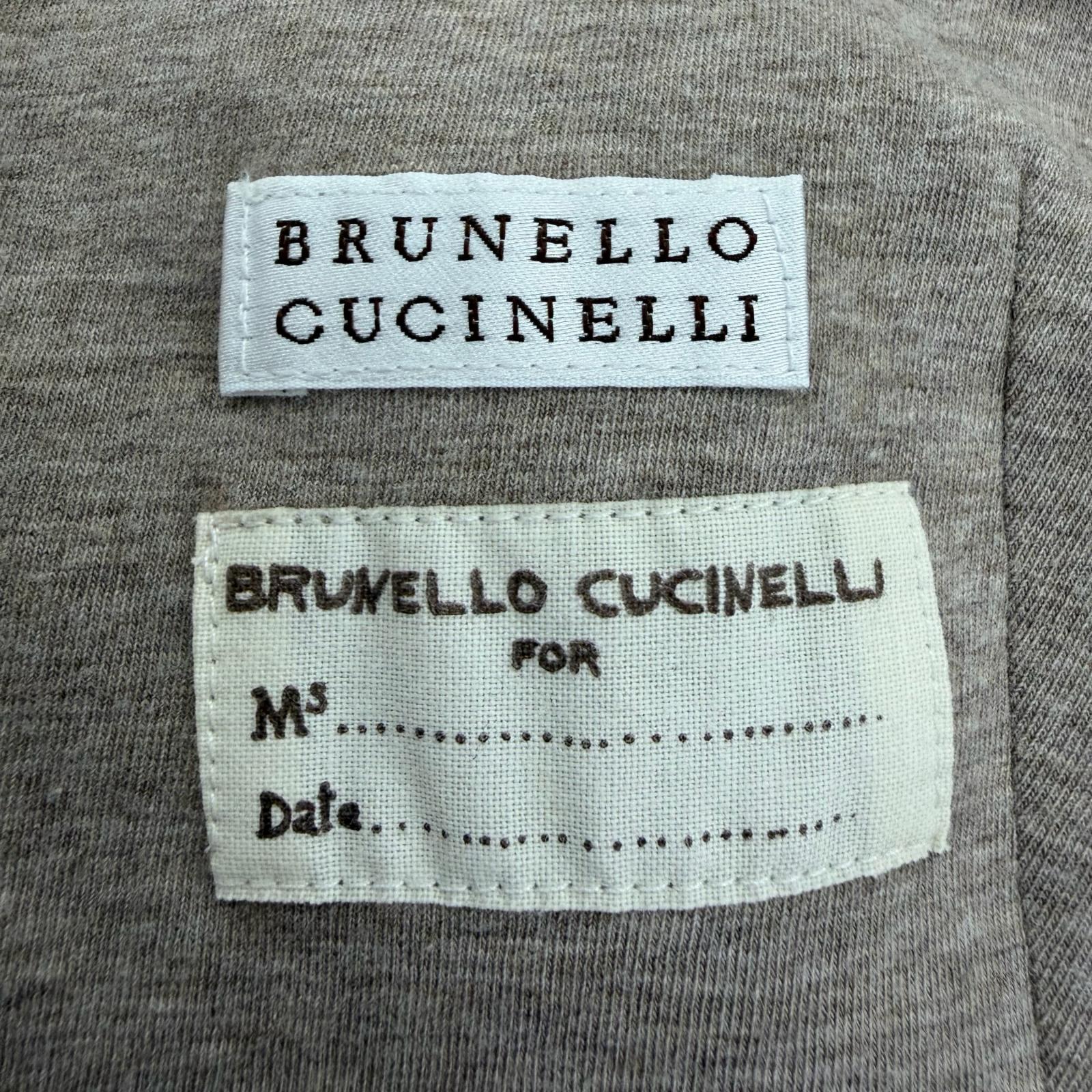 ブルネロクチネリ ポリエステルフードベルトコート