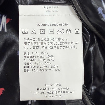 モンクレールジーニアス フラグメントヒロシフジワラ ダウンジャケット
