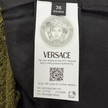 ヴェルサーチェ Heritage Medusa ツイードダブルブレストコート