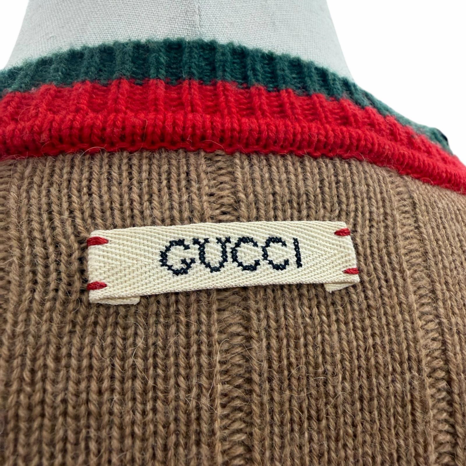 グッチ キャメルニットセーター