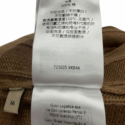 グッチ キャメルニットセーター