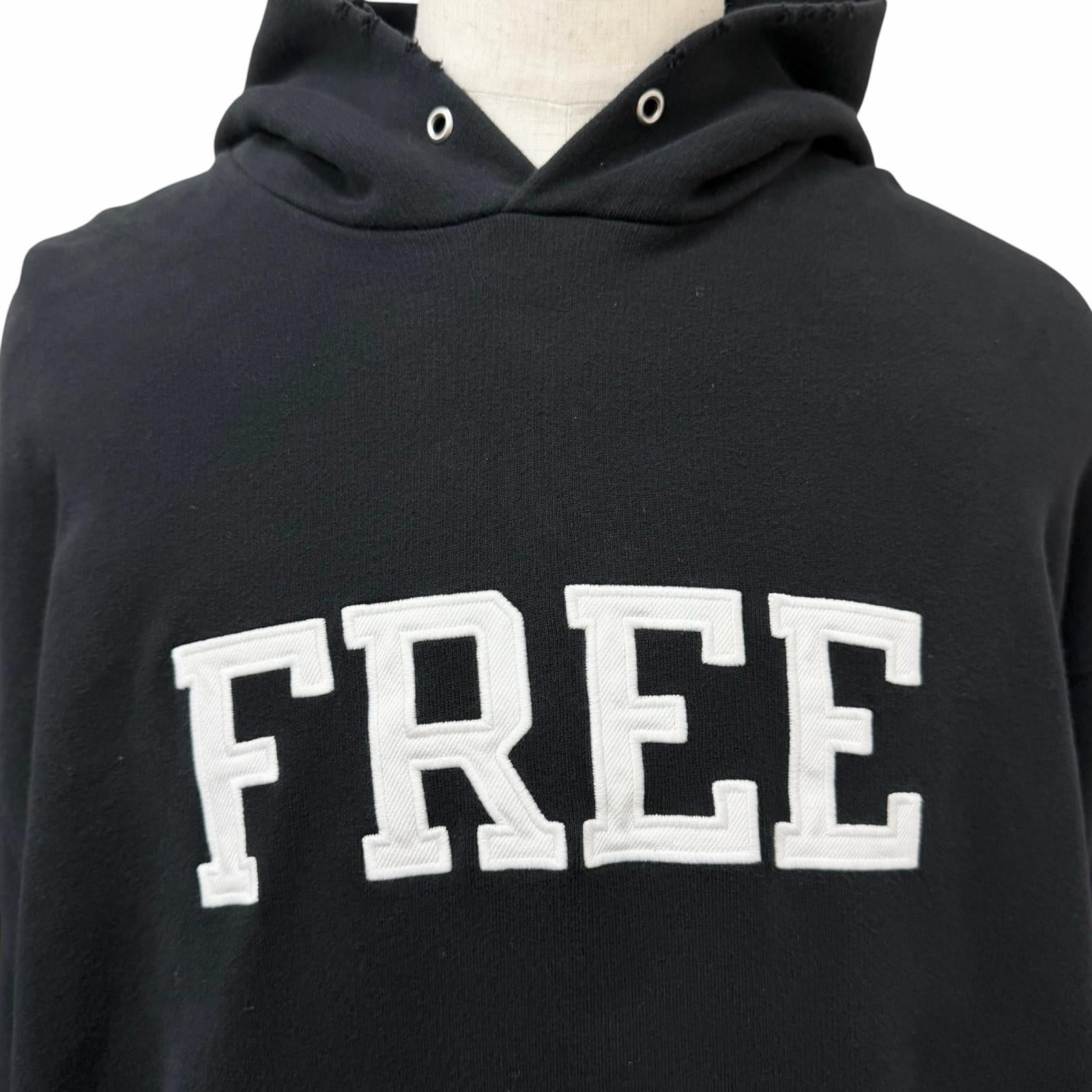 バレンシアガ FREE DISTRESSED NO RIB パーカー