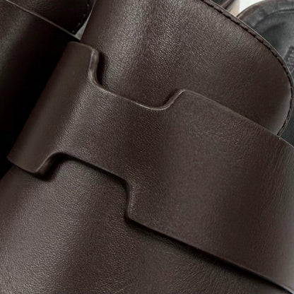 エルメス カリヤサボ レザーサンダル