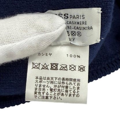エルメス Hパターン カシミヤ ニットキャップ