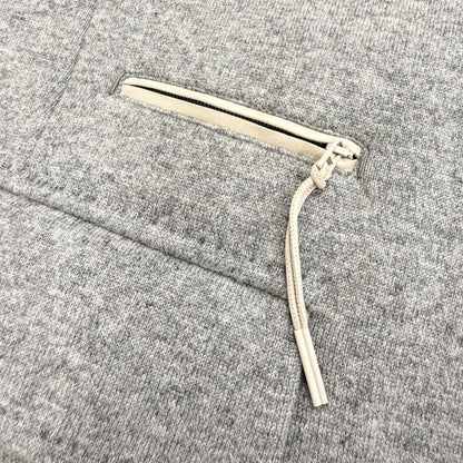エルメネジルドゼニア カシミヤウールレザーチェスターコート