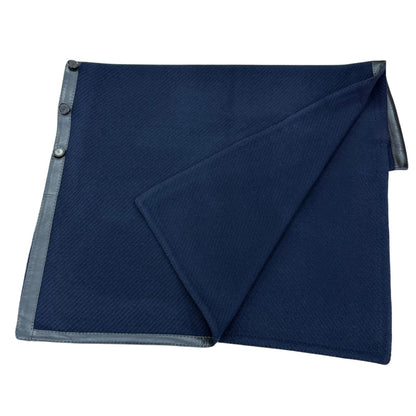 エルメス Hロゴ ウールカシミヤポンチョ
