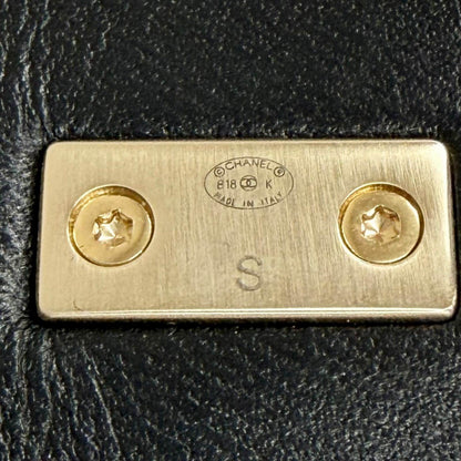 シャネル ココマーク ターンロック レザーブレスレット