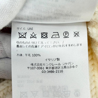 モンクレール BERRETTO TRICOT ウールニットキャップ