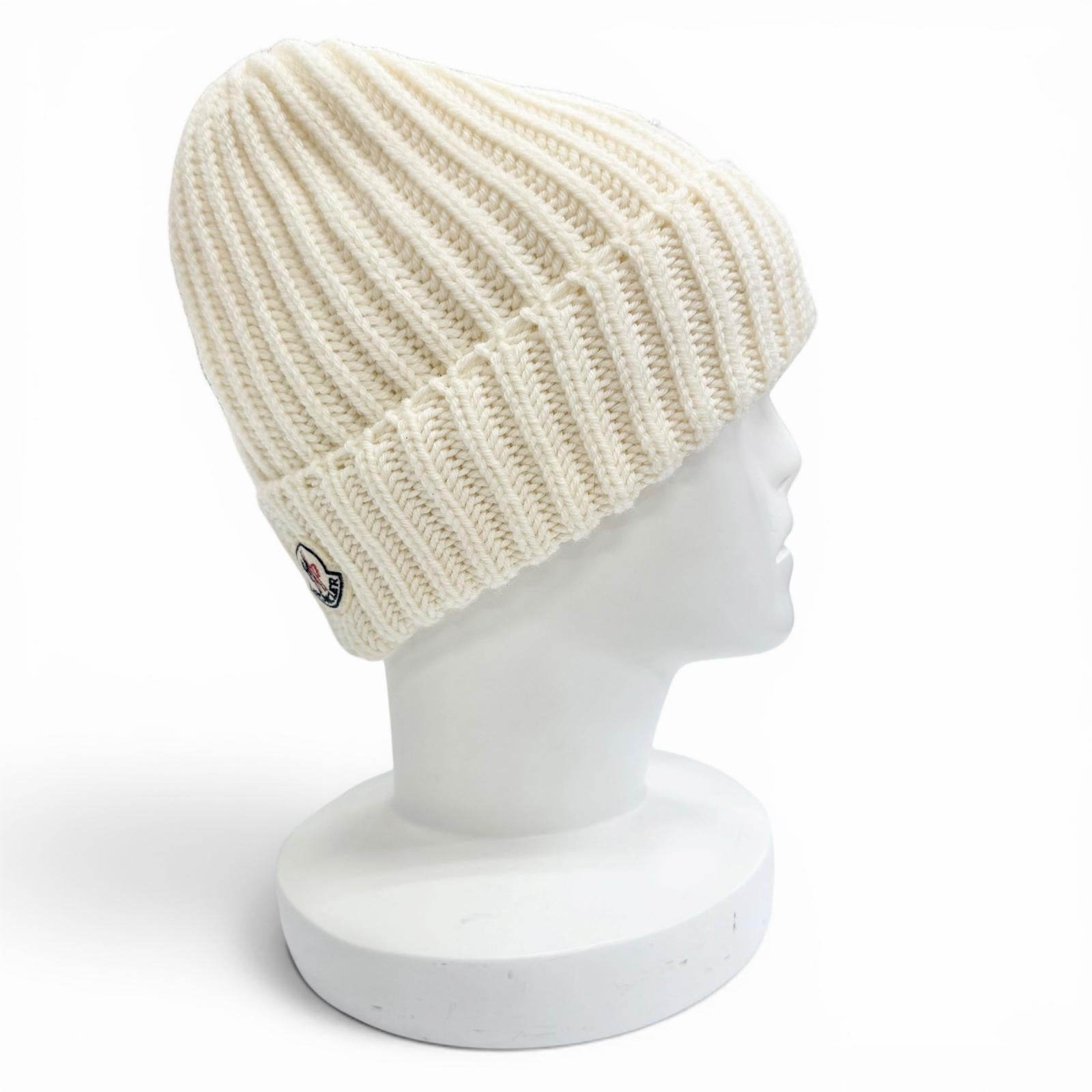 モンクレール BERRETTO TRICOT ウールニットキャップ