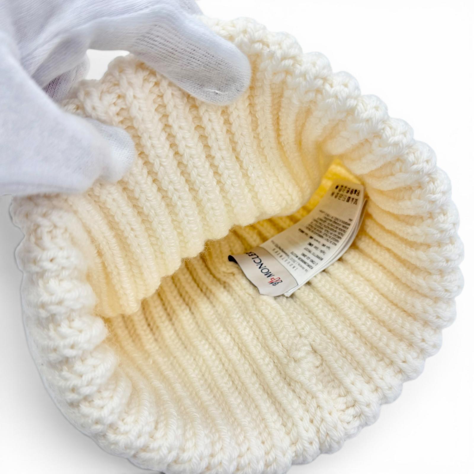 モンクレール BERRETTO TRICOT ウールニットキャップ