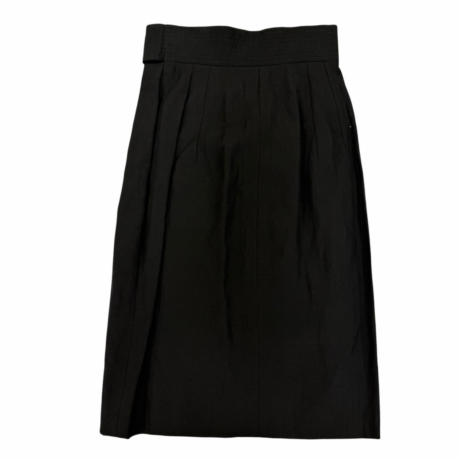 グッチ シルクリネンラップスカート