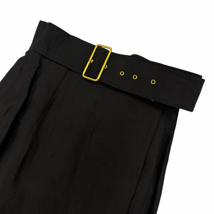 グッチ シルクリネンラップスカート