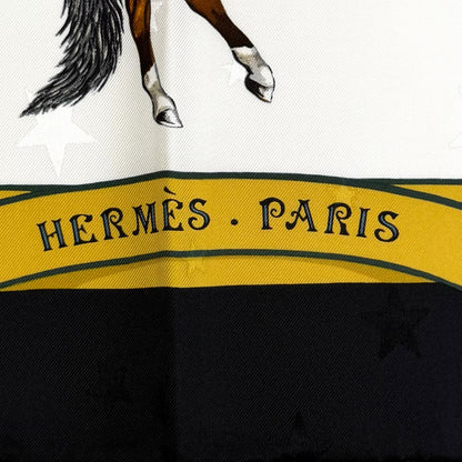 エルメス En Piste シルクスカーフ