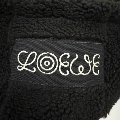 ロエベ ロゴパッチ フリースハーフジップフーディー