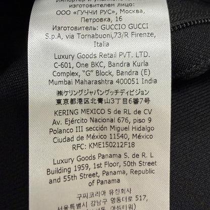グッチ ロゴサイドストライプ ポリエステルパンツ