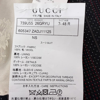 グッチ ウールスーツ