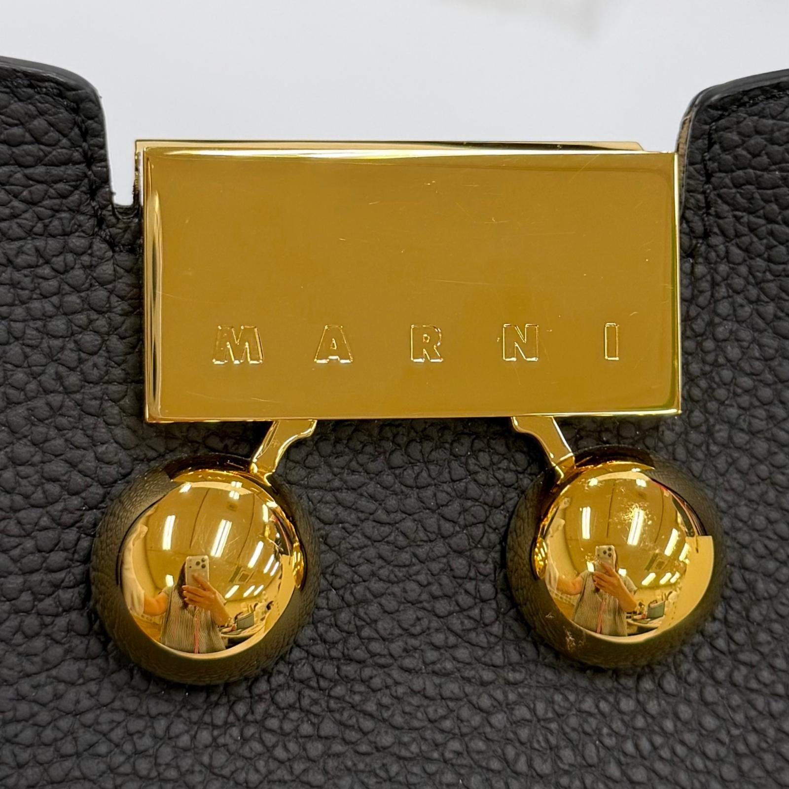 マルニ Trancaro レザートートバッグ