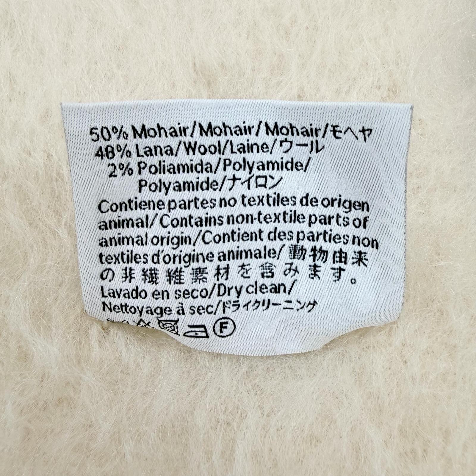 ロエベ アナグラム モヘアウールマフラー