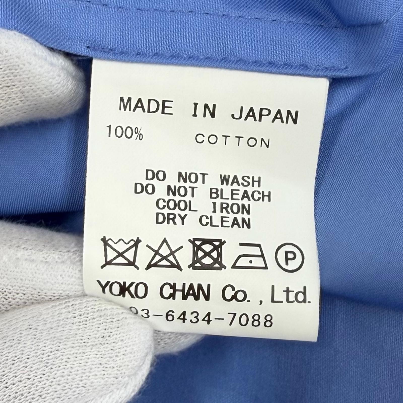ヨーコチャン コットン半袖シャツ