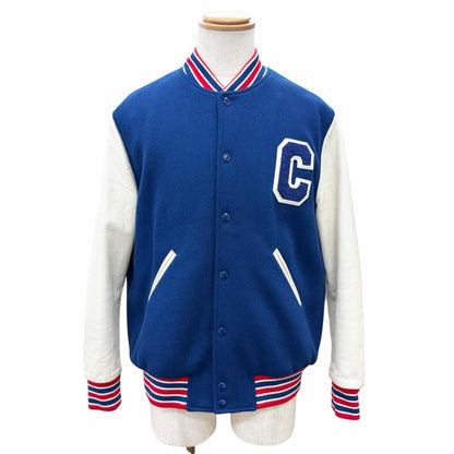 セリーヌ Stajan Classic Teddy Jacket トリオンフ ウールレザージャケット