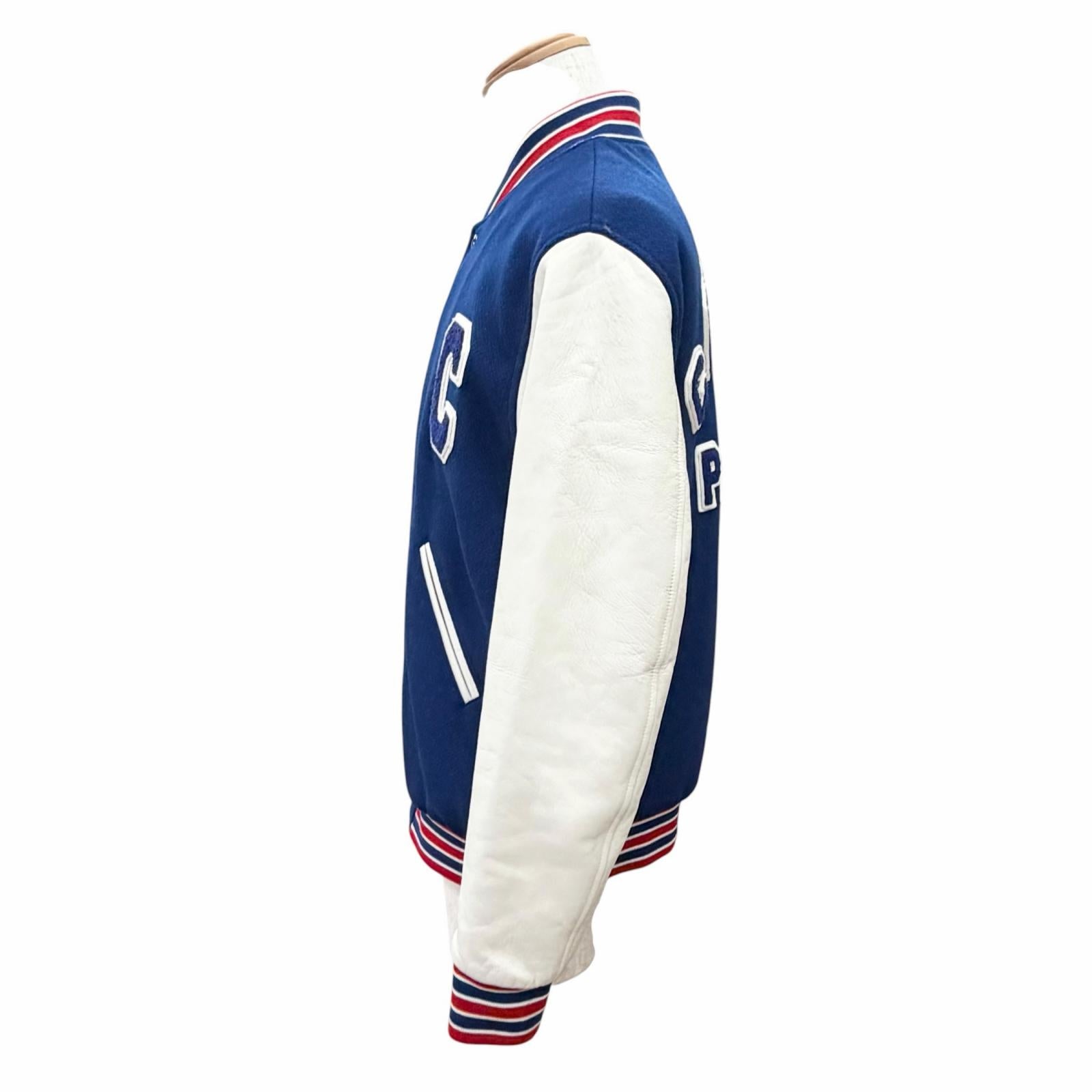 セリーヌ Stajan Classic Teddy Jacket トリオンフ ウールレザージャケット