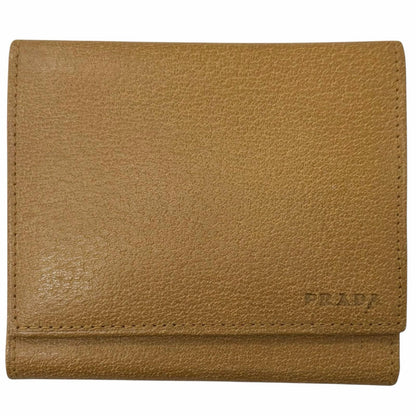 プラダ レザー三つ折り財布