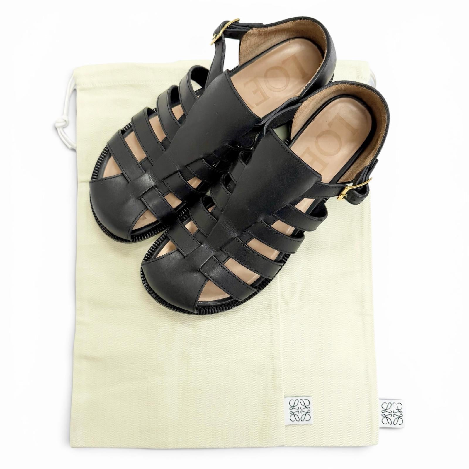 ロエベ CAMPO SANDAL レザーサンダル