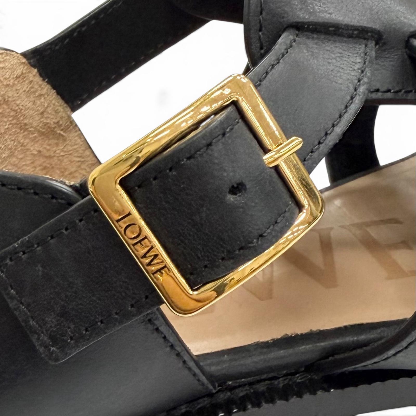 ロエベ CAMPO SANDAL レザーサンダル