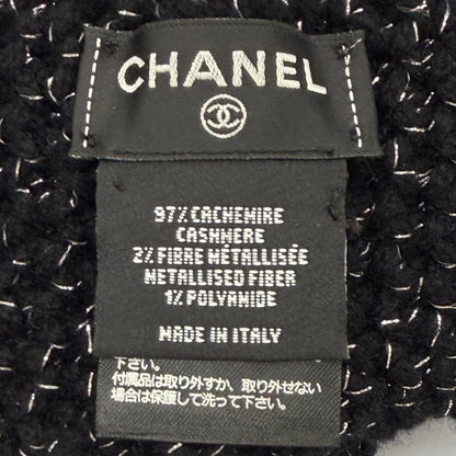 シャネル Coco Make メタリックファイバー ニットキャップ