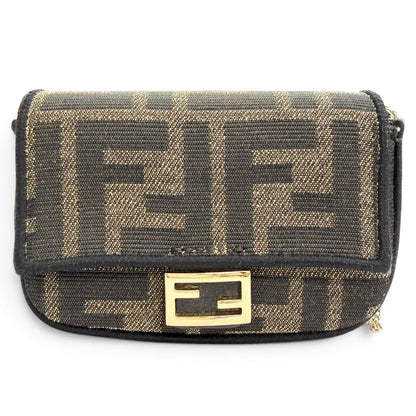 フェンディ ナノバケット FFロゴ ズッカ 2wayチェーンバッグ