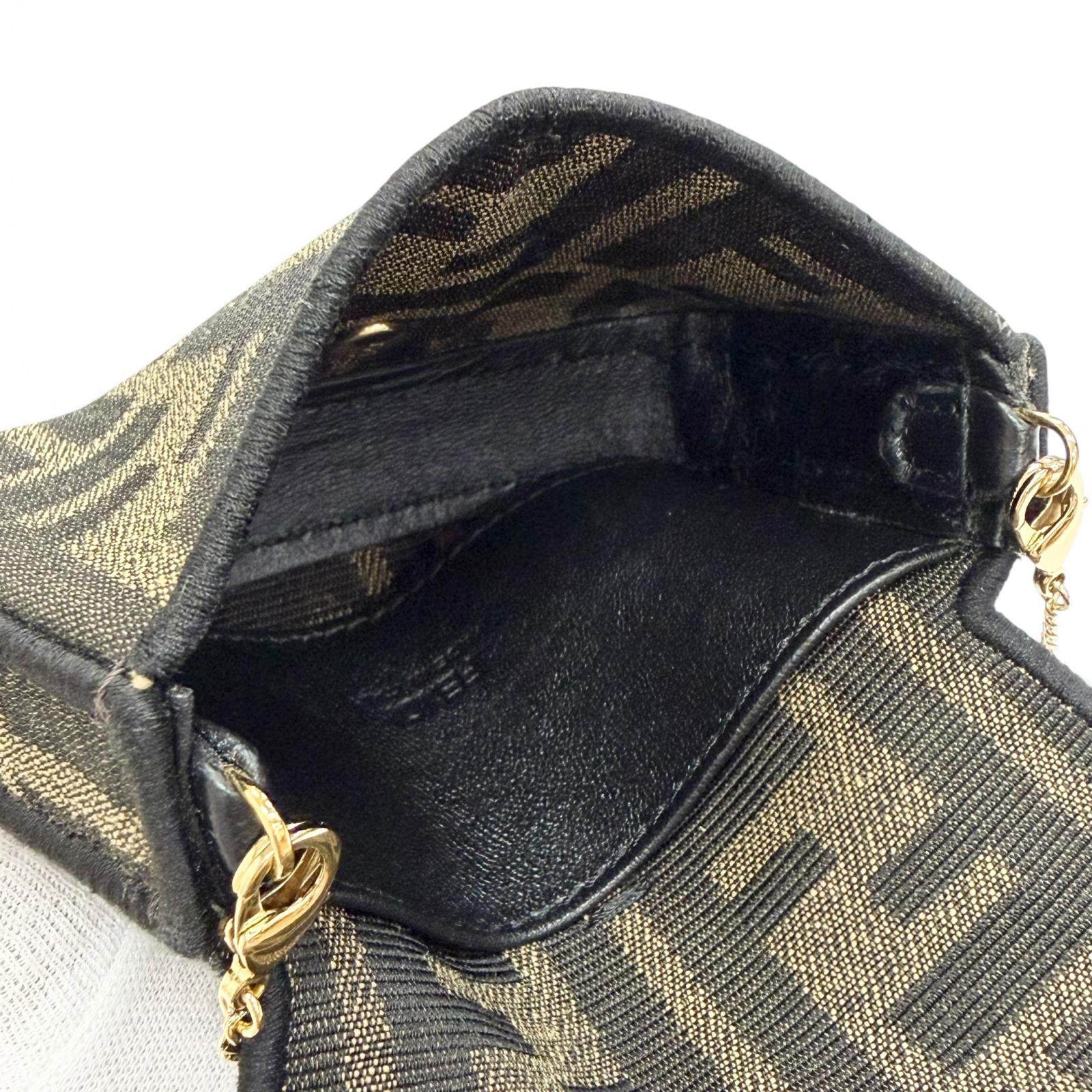フェンディ ナノバケット FFロゴ ズッカ 2wayチェーンバッグ