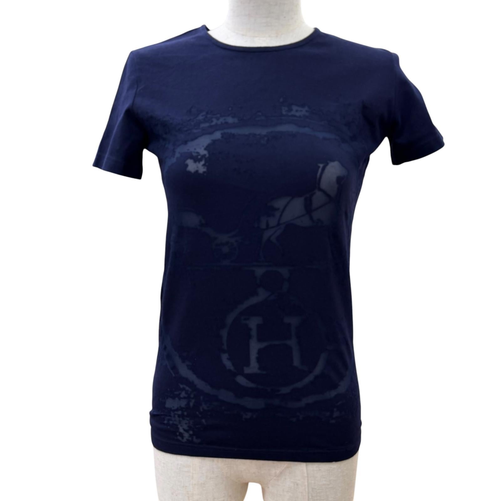 エルメス コットン混紡半袖Tシャツ36