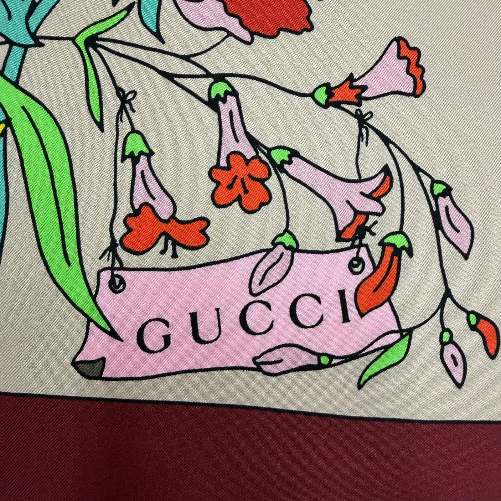 グッチ Gucci Besties シルクツイルスカーフ