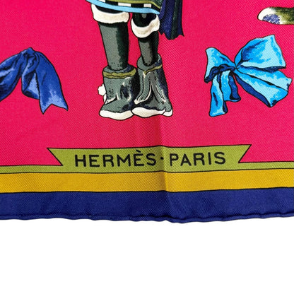 エルメス Kachinas Hopi tribe Kale シルクスカーフ 90