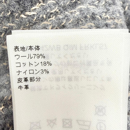 ルイヴィトン レザーパッチハイネックリブニットトップス