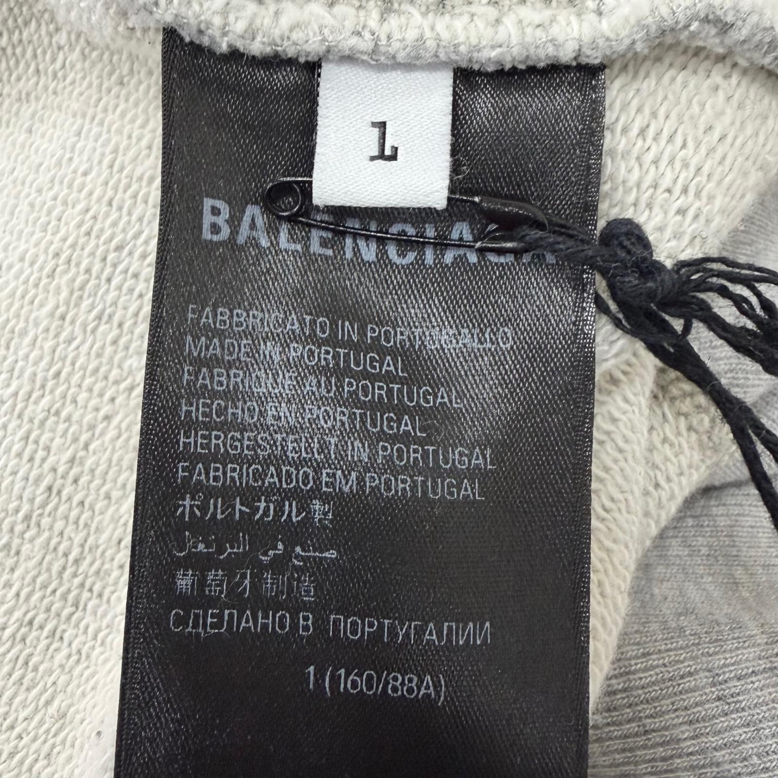 バレンシアガ Rount Hoodie コットンパーカー