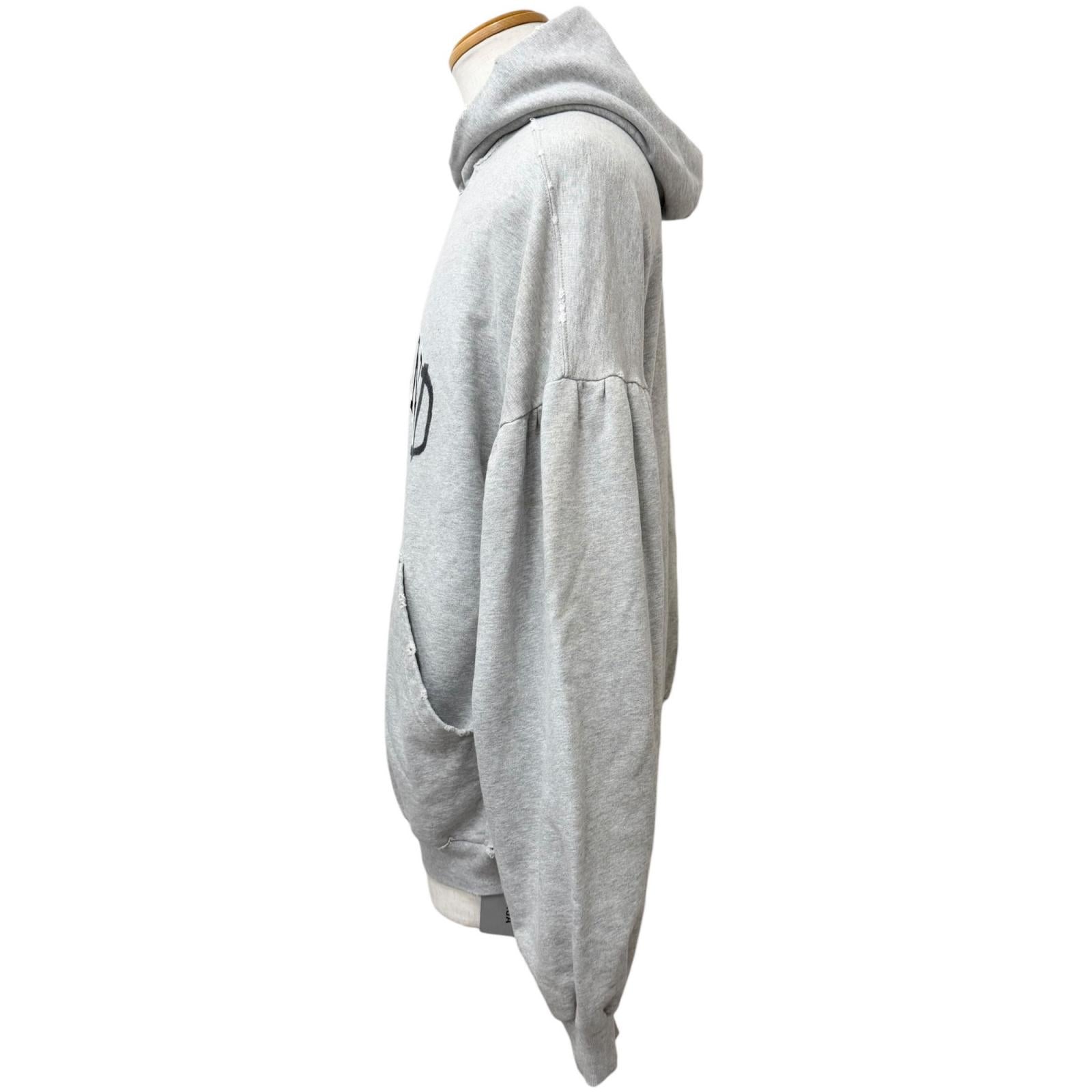 バレンシアガ Rount Hoodie コットンパーカー