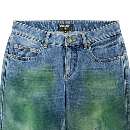 シャネル コットンデニムスキニーパンツ