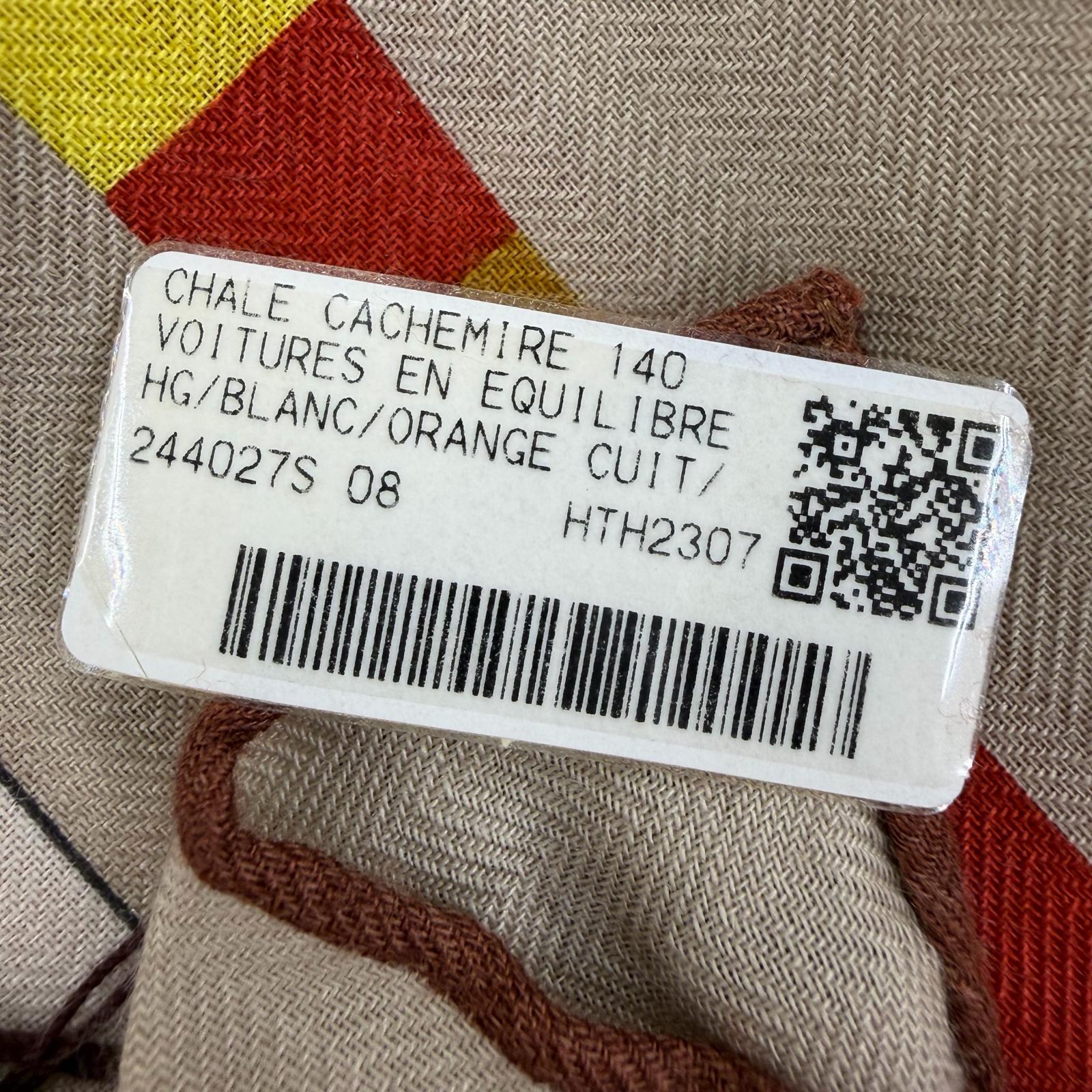 エルメス Carriages カシミヤ スカーフ