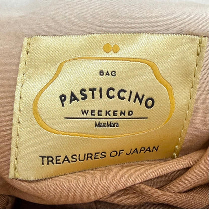 ウィークエンドマックスマーラ PASTICCINO 西陣織 シルクショルダーバッグ