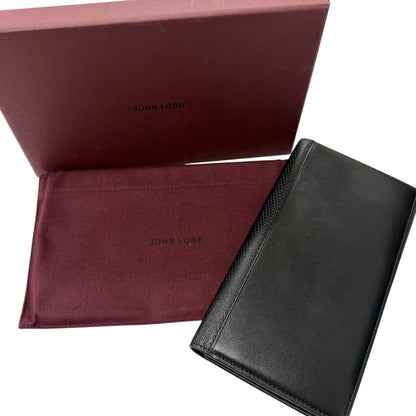 ジョンロブ Bill Compartment Rasp Large Gusset レザー二つ折り財布
