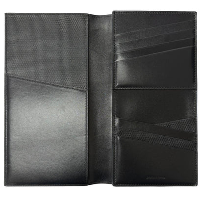 ジョンロブ Bill Compartment Rasp Large Gusset レザー二つ折り財布