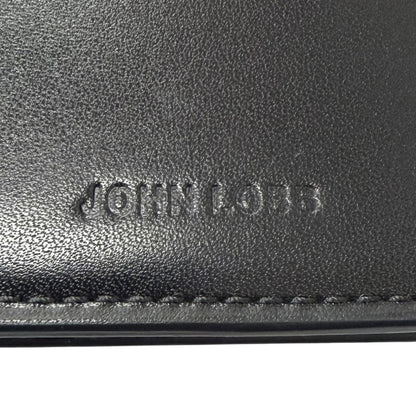 ジョンロブ Bill Compartment Rasp Large Gusset レザー二つ折り財布