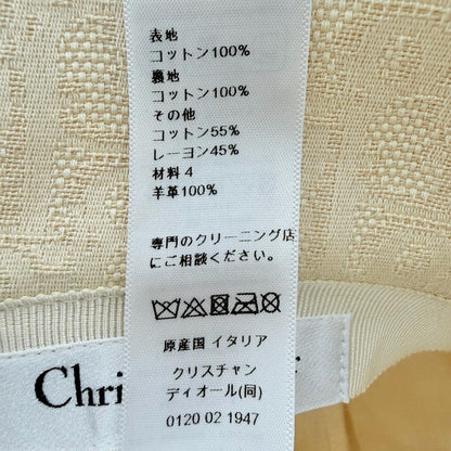クリスチャンディオール テディD オブリーク コットンハット