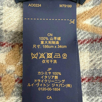 ルイヴィトン モノグラムグラディエントタータン カシミヤマフラー